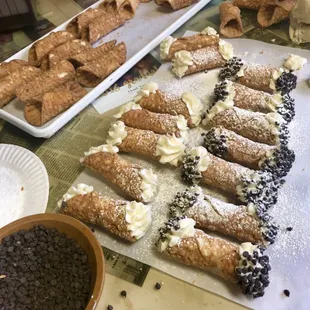 Our home made cannoli