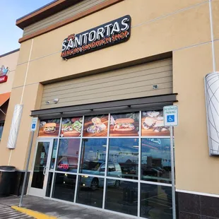 Front store entrance