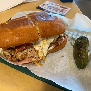 Cuban on regular bread