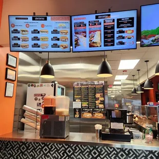 Ordering area with digital pictures and descriptions