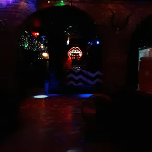 View of large dance floor