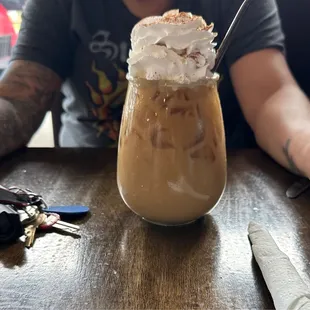 Iced Horchata latte