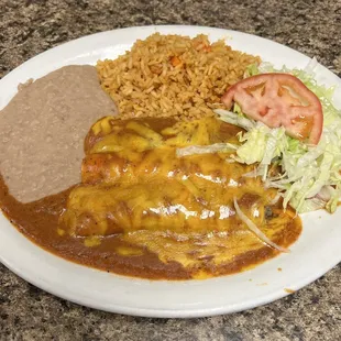 Enchiladas plate