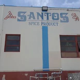 the side of the building