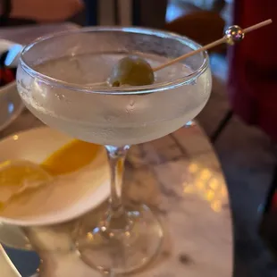Dirty martini