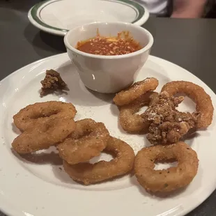 Sad excuse for calamari.