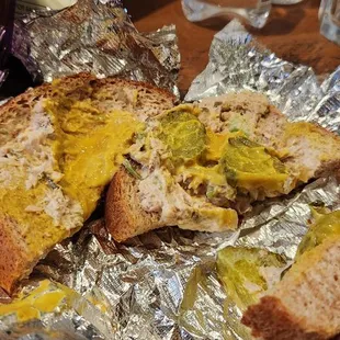 &quot;Skimp&quot; Tuna Salad Sandwich