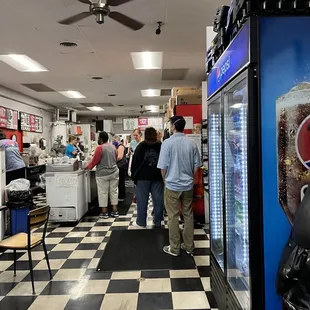 customers in a deli