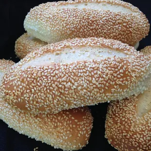 Sub rolls/ sesame seeds