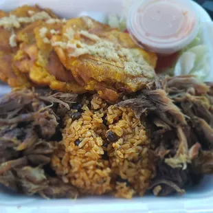 The combination plate that was recommended by my server