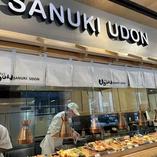 Self serve tempura with variety of options