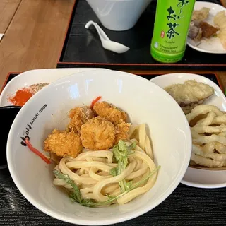 9. Chicken Karaage Salad Udon