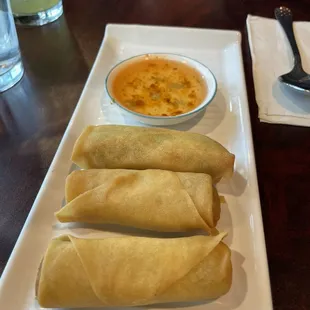 Fried rolls.. it was very bland