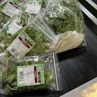 Mint! We needed mint for Mojitos!  Fresh and a great price!