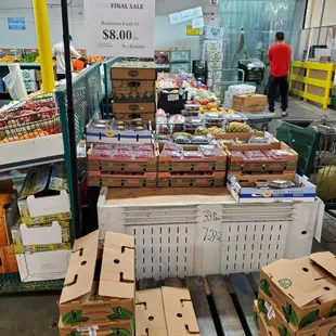 $8 for 5 pounds of rambutan