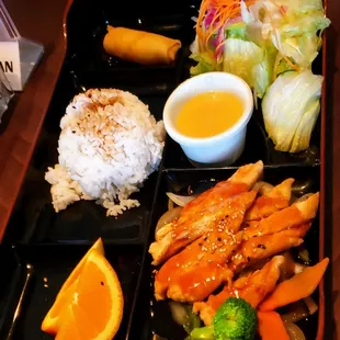 Teriyaki Chicken Lunch Bento Box at Sanya