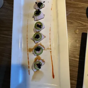 Yellowtail Jalapeño appetizer. Incredible.