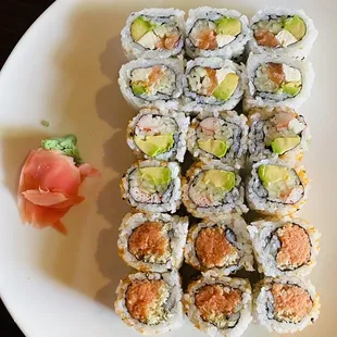 Any 3 Maki Combo $13.95- Philly Roll, California Roll, Spicy Tuna Roll