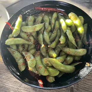 Garlic Edamame