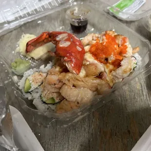 Baked Lobster Roll