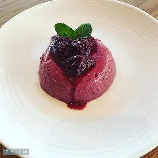 Blackberry Panna Cotta