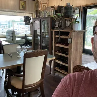 a man sitting at a table