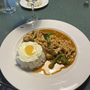 Basil Ground Chicken Thai Style