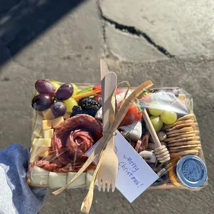 Mini charcuterie board