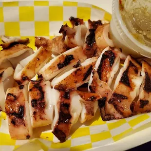 Grilled squid