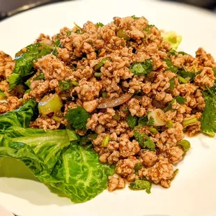 Chicken Laab, fresh and made to order