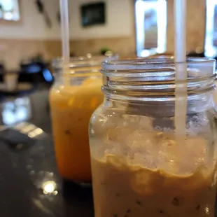 Lao Ice tea and Lao ice coffee