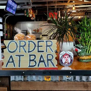 order at bar