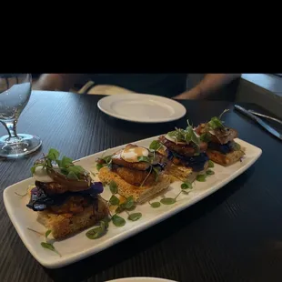 Appetizer - pork belly toast