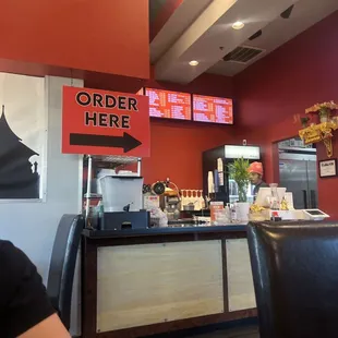 Super nice counter person