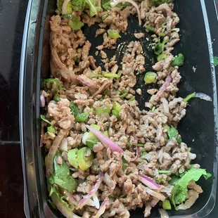 Larb ... forgot to take pic til it was almost gone