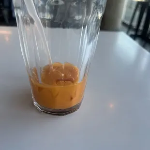 Thai tea almost gone!