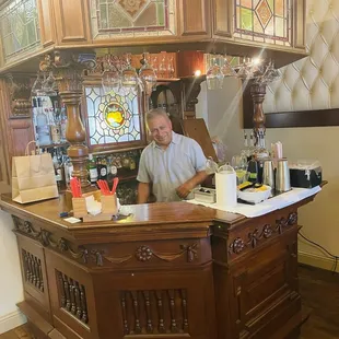 Our bartender
