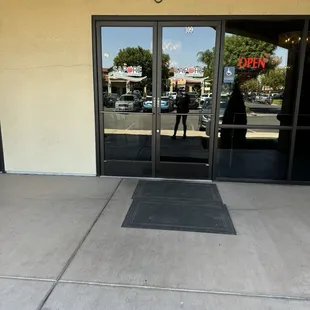 Walking in to pick up....