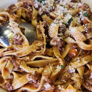 Fettuccine Bolognese