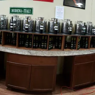 HUUUGE selection of oil and vinegar