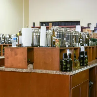 Oil &amp; vinegar vats