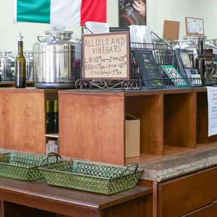 Oil &amp; vinegar vats