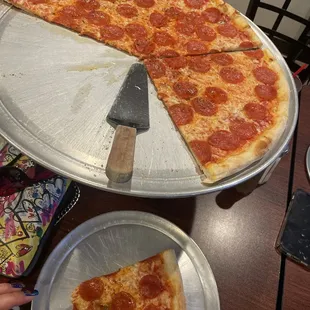 Pepperoni pizza