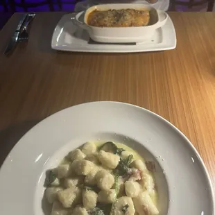 Seasonal gnocchi &amp; lasagna