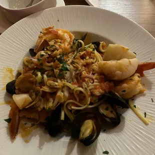 Seafood pasta
