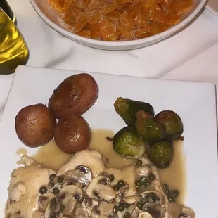 Chicken and Salmon Pasta