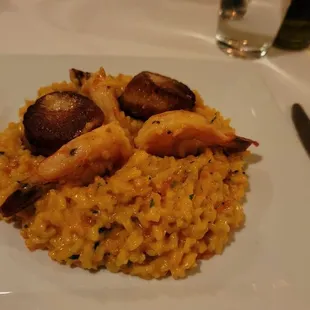 Seafood risotto