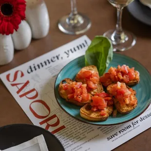 Complimentary Brushetta