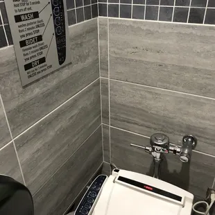 A bidet in a gas station?!