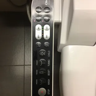 The bidet remote control.  Turbo is the massage.